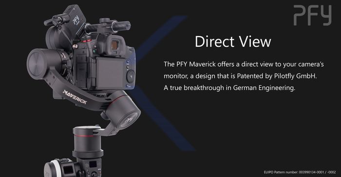 PFY Maverick - 3 Axes Gimbal for DSLR and DSLM Cameras
